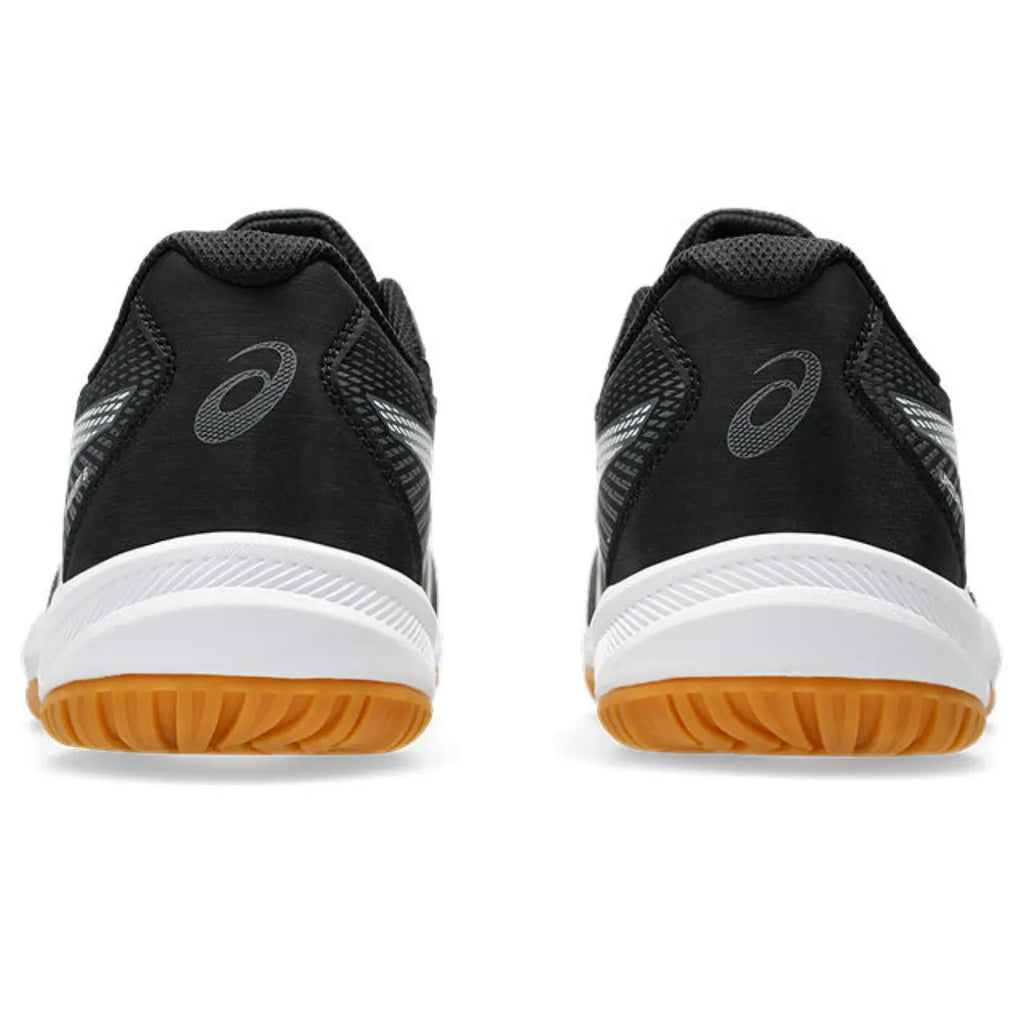 Asics Upcourt 6 - Black/White - Heren Hockeyschoen