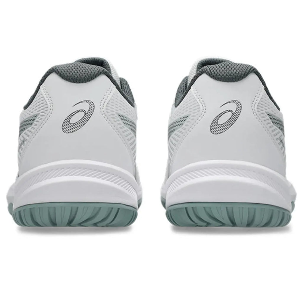 Asics Upcourt 6 - White/Steel Grey - Heren Hockeyschoen