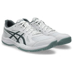 Asics Upcourt 6 - White/Steel Grey - Heren Hockeyschoen