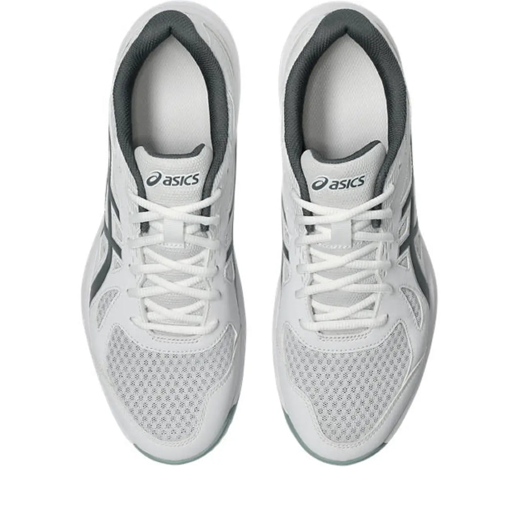 Asics Upcourt 6 - White/Steel Grey - Heren Hockeyschoen