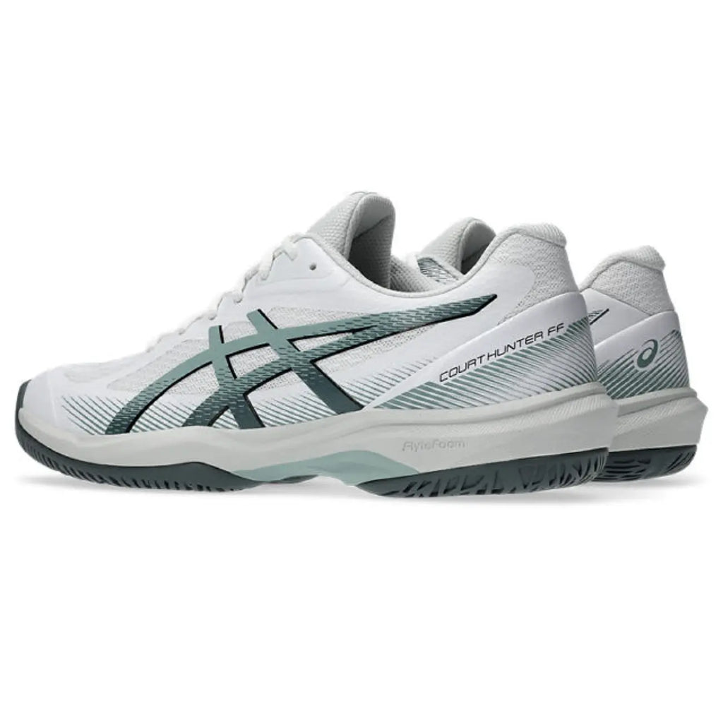 Asics Court Hunter FF - White/Ocean Haze - Heren Hockeyschoen