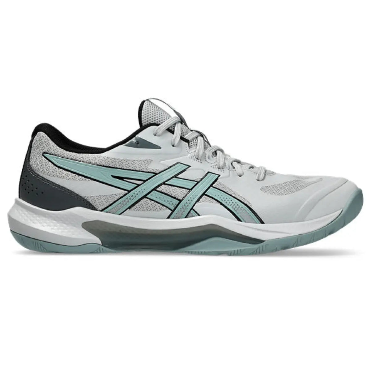 Asics GEL-Tactic 13 - Concrete/Ocean Haze - Heren Hockeyschoen