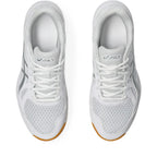 Asics Upcourt 6 - White/Pure Silver - Dames Hockeyschoen