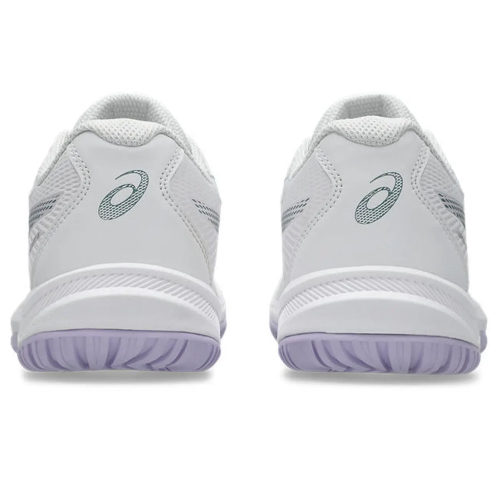 Asics Upcourt 6 - White/Foggy Teal - Dames Hockeyschoen