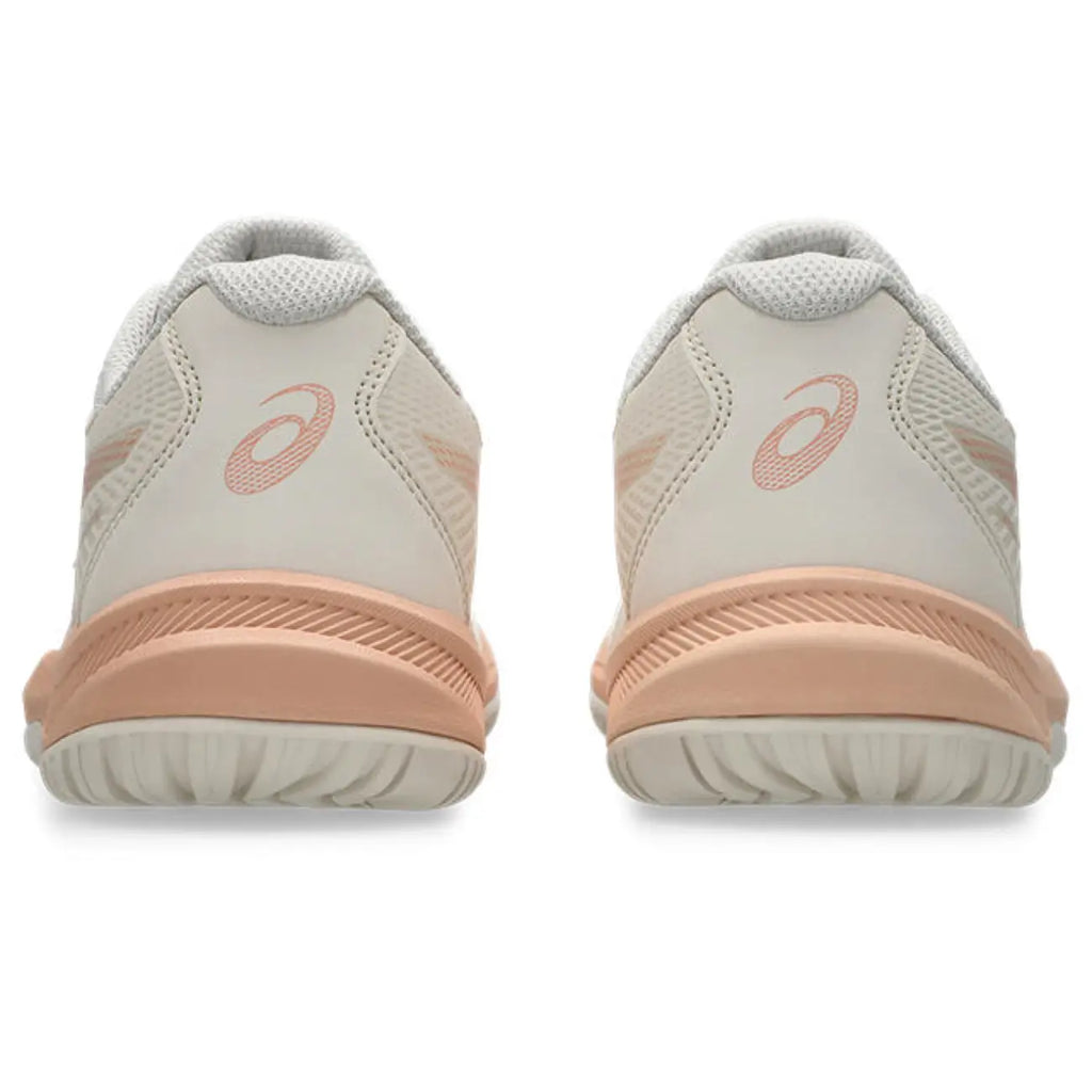 Asics Upcourt 6 - Soft Oat/Cantaloupe - Dames Hockeyschoen