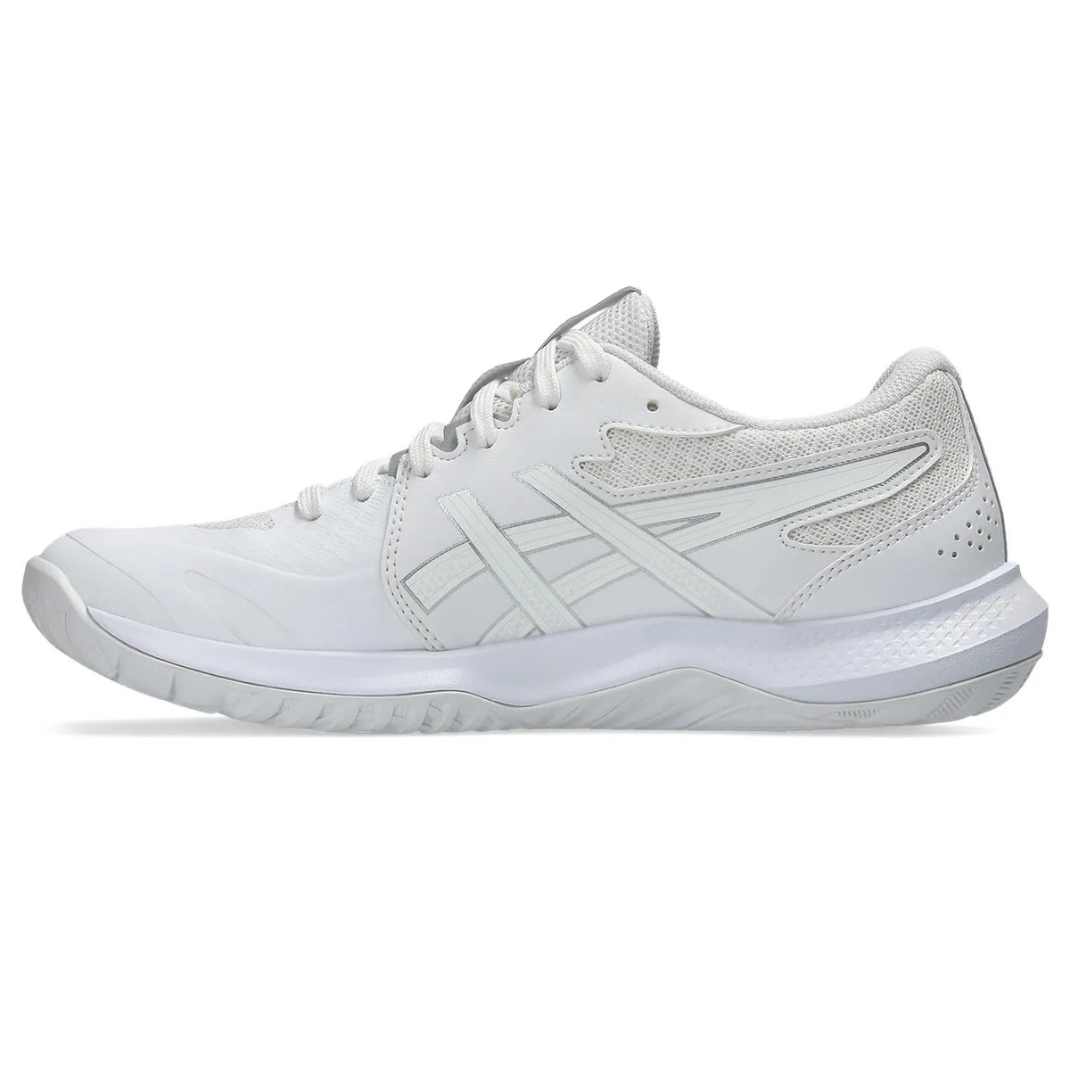 Asics GEL-Tactic 13 - White/Pure Silver - Dames Hockeyschoen