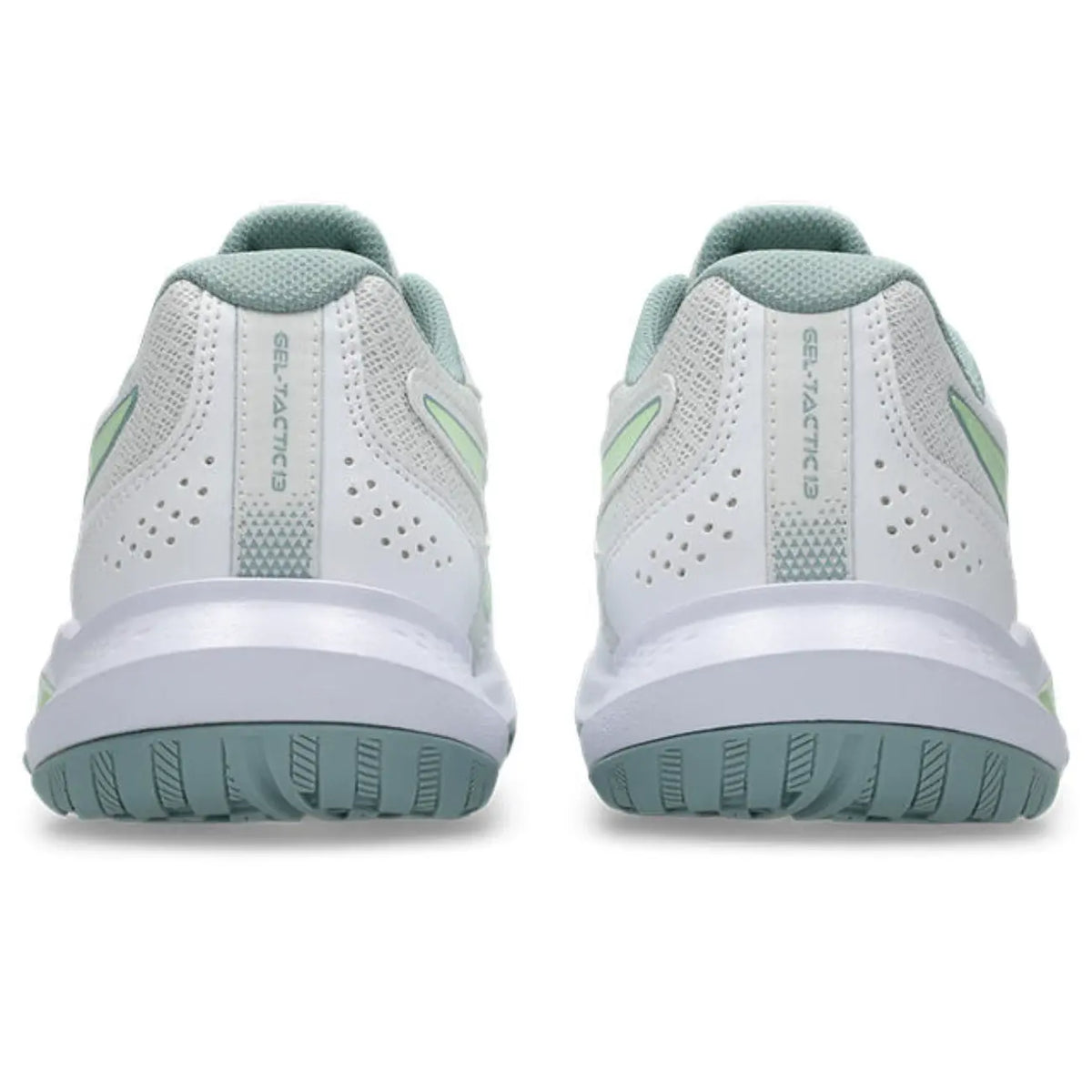 Asics GEL-Tactic 13 - White/Illuminate Yellow - Dames Hockeyschoen