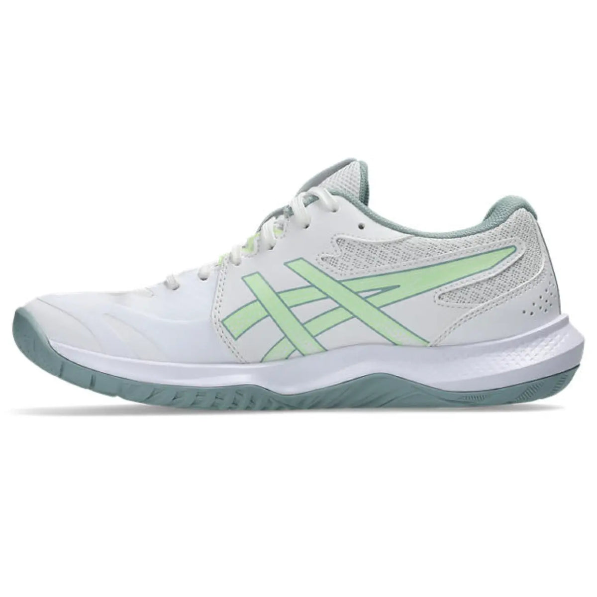Asics GEL-Tactic 13 - White/Illuminate Yellow - Dames Hockeyschoen