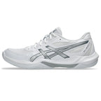 Asics GEL-Rocket 12 - White/Pure Silver - Dames Hockeyschoen