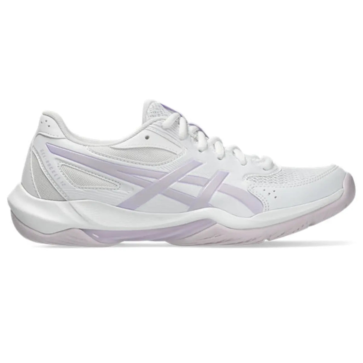 Asics GEL-Rocket 12 - White/Dahlia - Dames Hockeyschoen