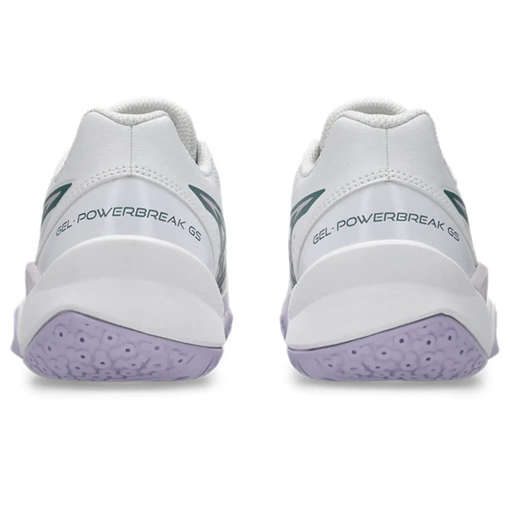 Asics GEL-Powerbreak GS - White/Foggy Teal - Junior Hockeyschoen
