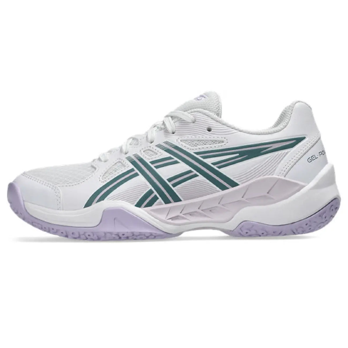 Asics GEL-Powerbreak GS - White/Foggy Teal - Junior Hockeyschoen