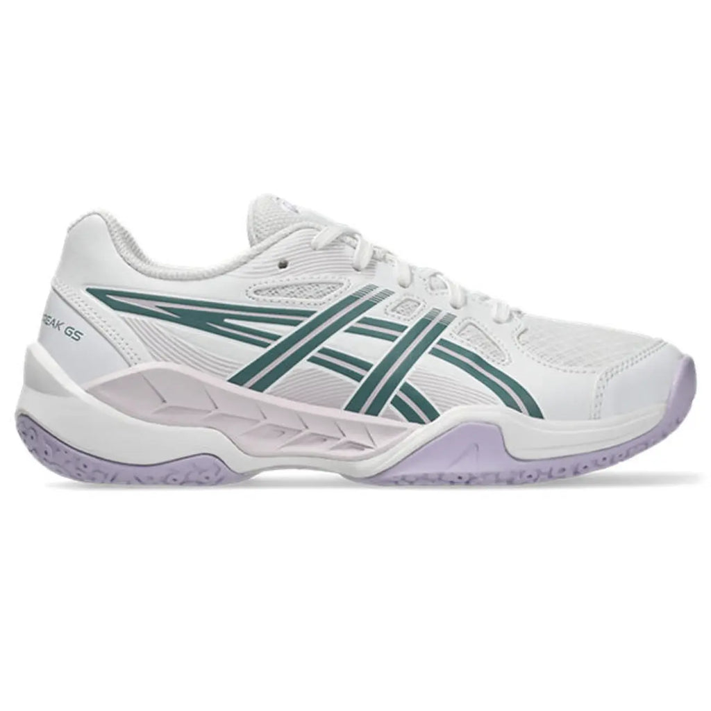 Asics GEL-Powerbreak GS - White/Foggy Teal - Junior Hockeyschoen