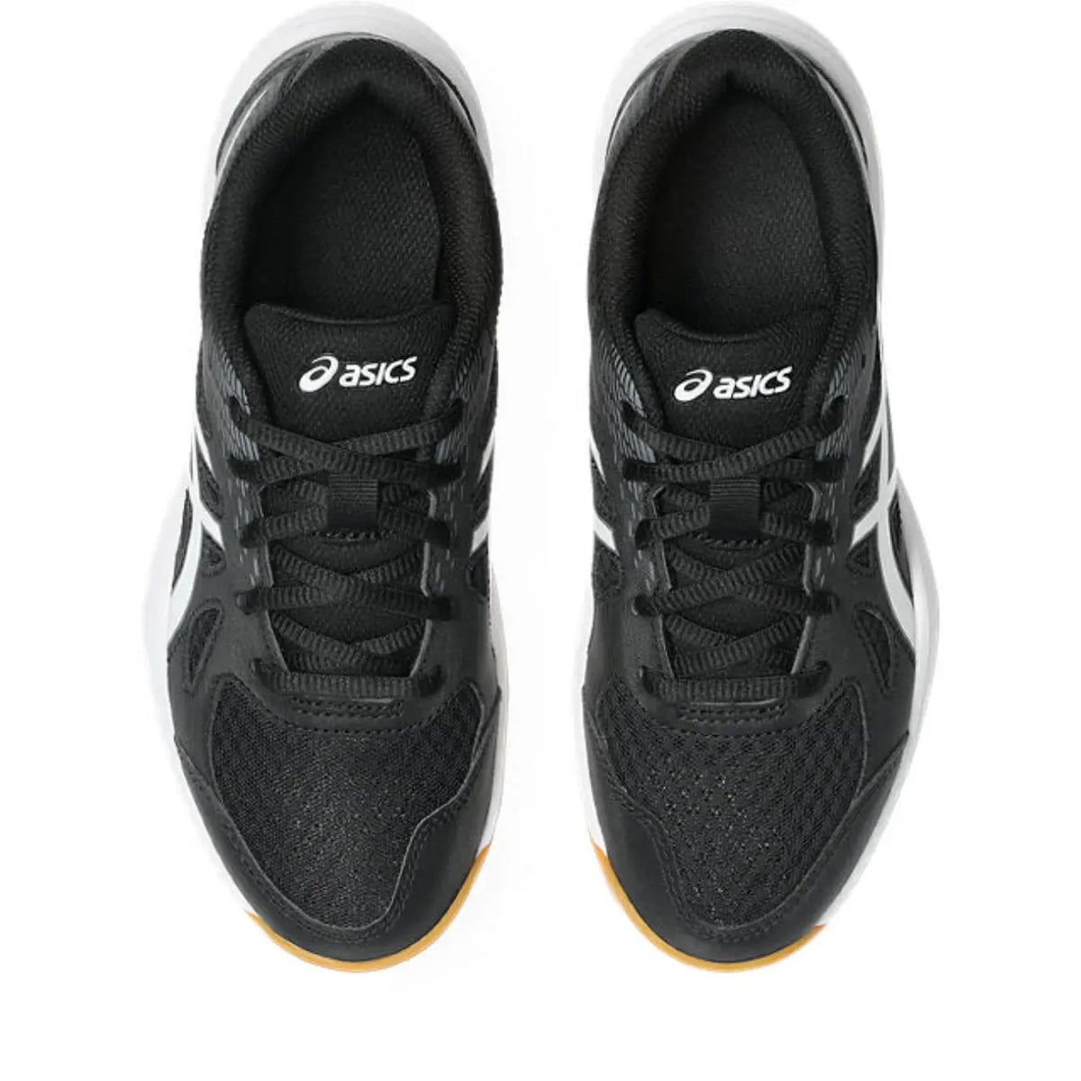 Asics Upcourt 6 GS - Black/White - Junior Hockeyschoen