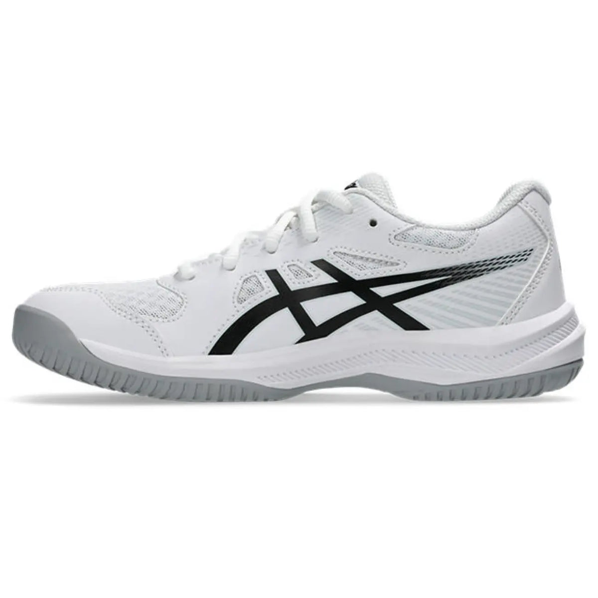 Asics Upcourt 6 GS - White/Black - Junior Hockeyschoen