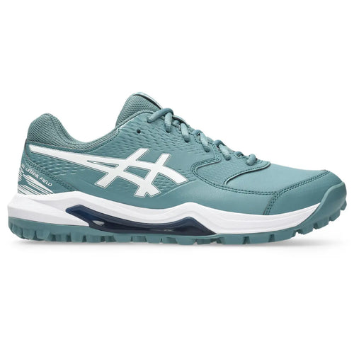Asics GEL-Lethal Field 2 hockeyschoen Foggy Teal/White, zijaanzicht rechts