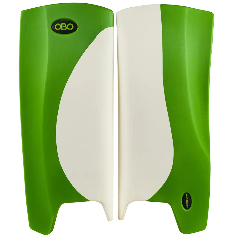Obo Robo HI REBOUND Legguards White/Green Wing Keeper