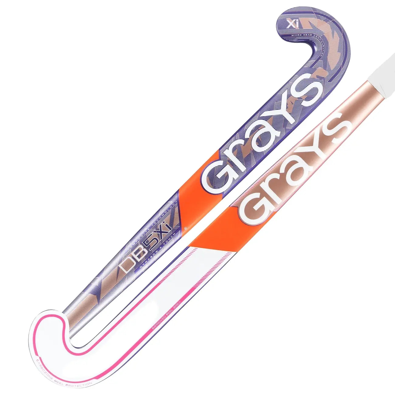 Grays DB5Xi Dynabow - Rose Gold/Silver Hockeystick