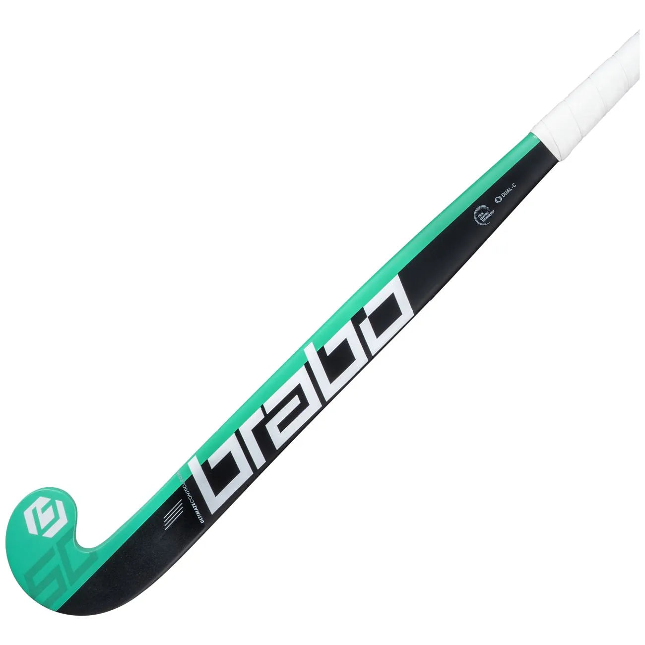 Brabo Tribute 50 LB Black/Aqua Hockeystick