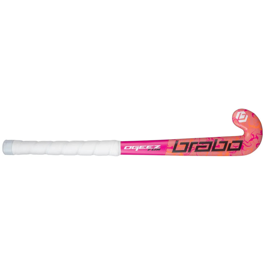 Brabo O'GEEZ Baby Marble Pink 18" Hockeystick