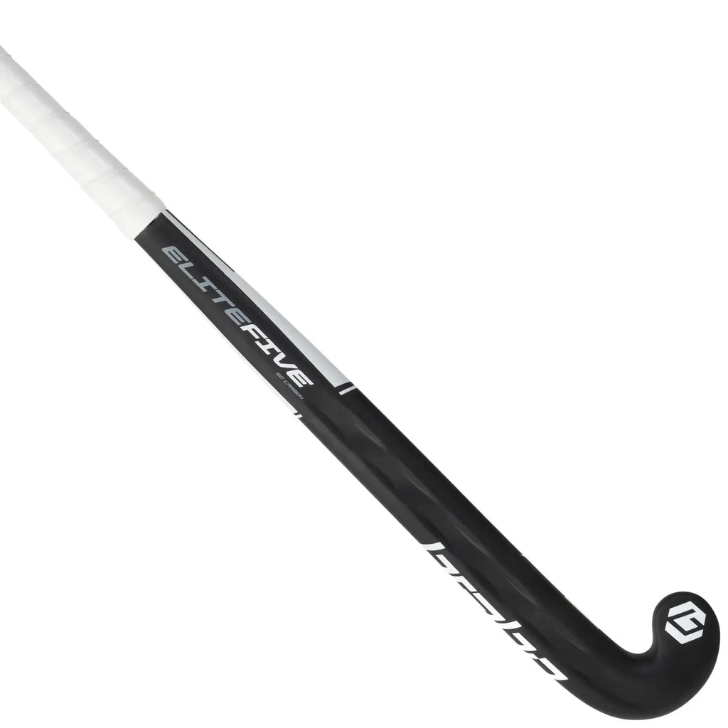 Brabo Elite Five WTB Carbon LB Bk/Wh Hockeystick