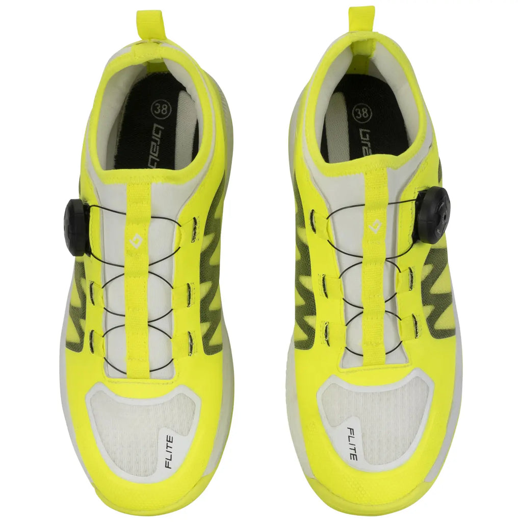 Brabo Shoe Elite Lime/White QuickLock Hockeyschoen