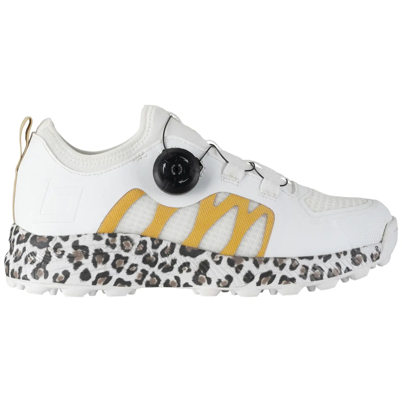 Brabo Shoe Elite Wh/Gold/Leo QuickLock Hockeyschoen