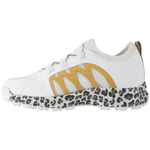 Brabo Shoe Elite Wh/Gold/Leo QuickLock Hockeyschoen