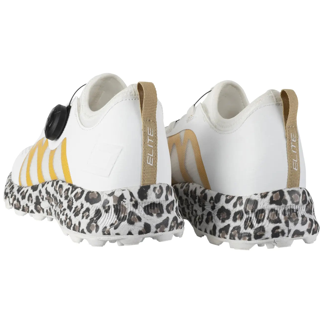 Brabo Shoe Elite Wh/Gold/Leo QuickLock Hockeyschoen