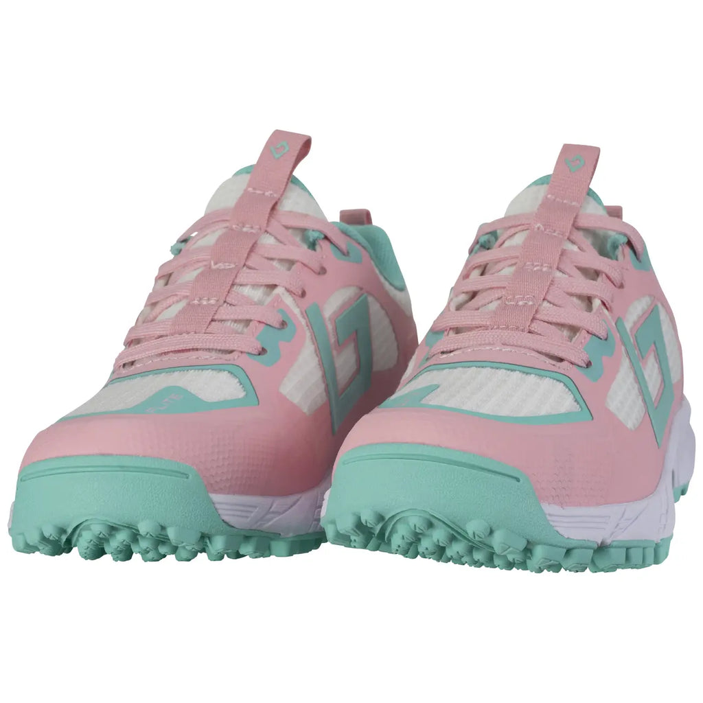 Brabo Shoe Tribute L. Pink/Aqua + Slides Hockeyschoen