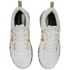 Brabo Shoe Tribute White/Gold/Leo+Slides Hockeyschoen