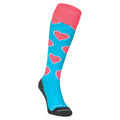Brabo Socks Hearts Aqua/Pink - productfoto 1
