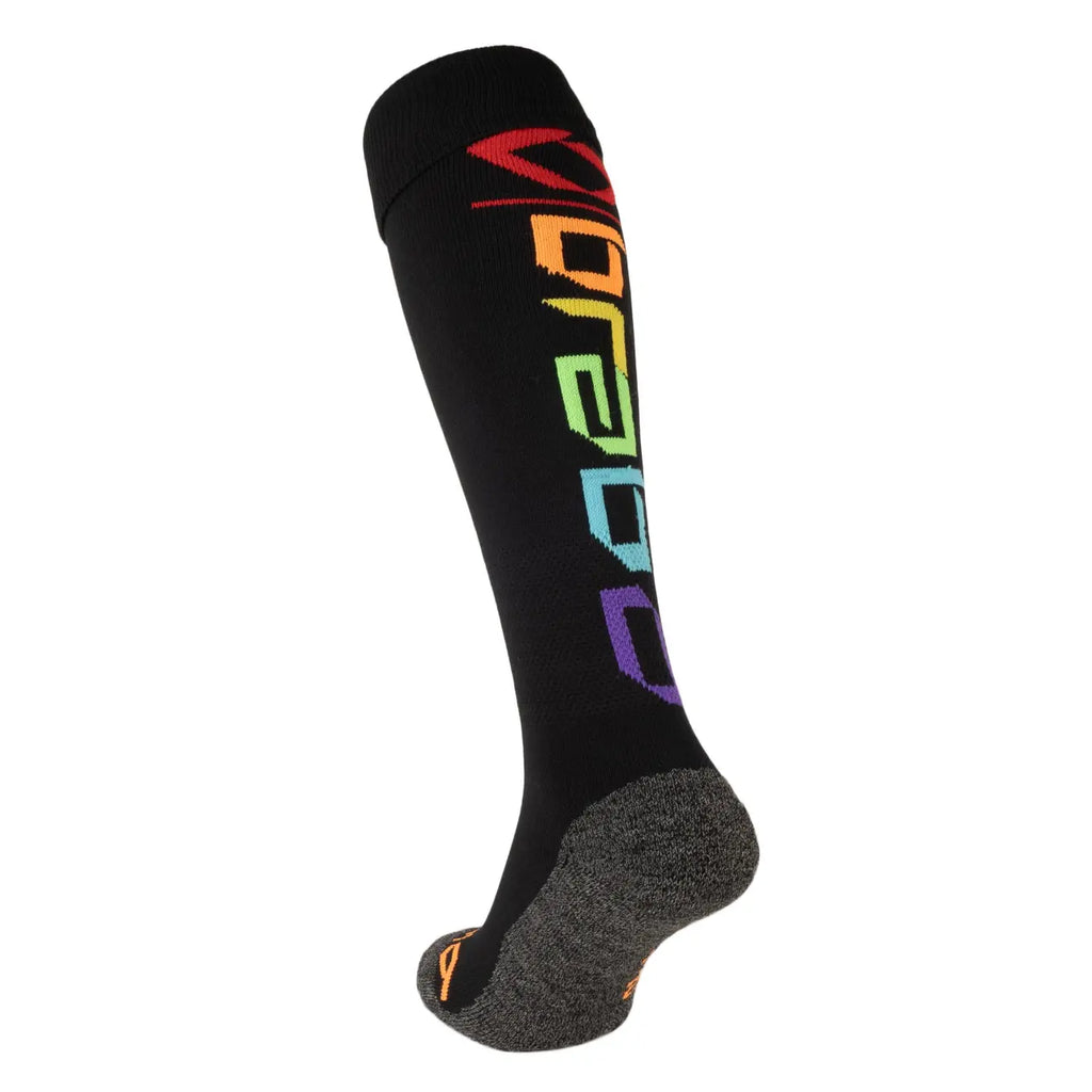 Brabo Socks Tech Black Rainbow - productfoto 2