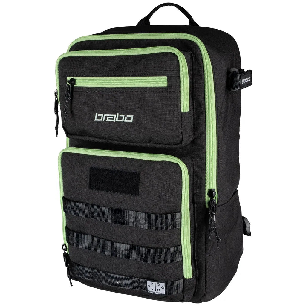 Brabo Backpack Elite SR Black/Lime Tassen