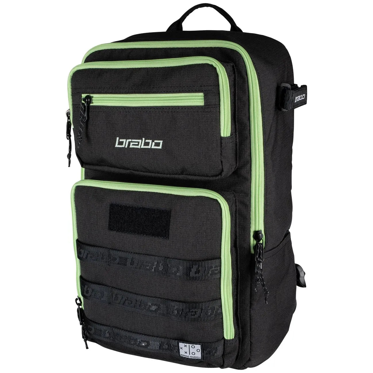 Brabo Backpack Elite SR Black/Lime Tassen