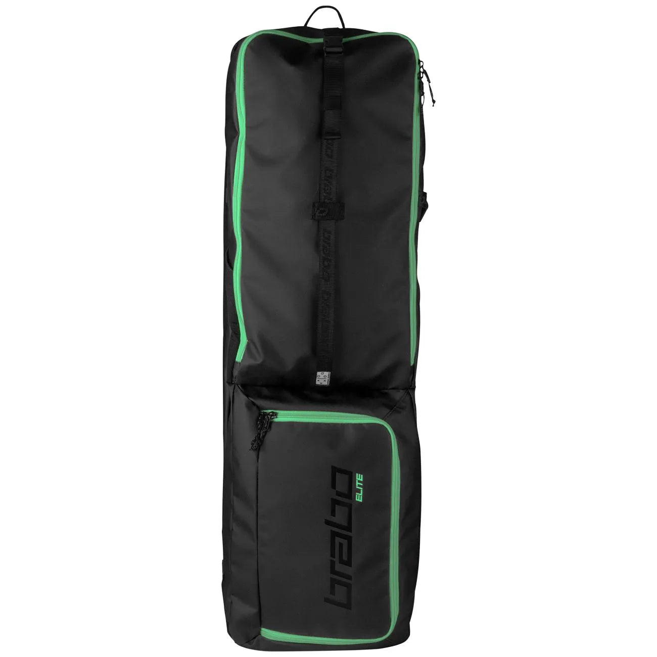 Brabo Stickbag Elite Black/Lime Green Tassen