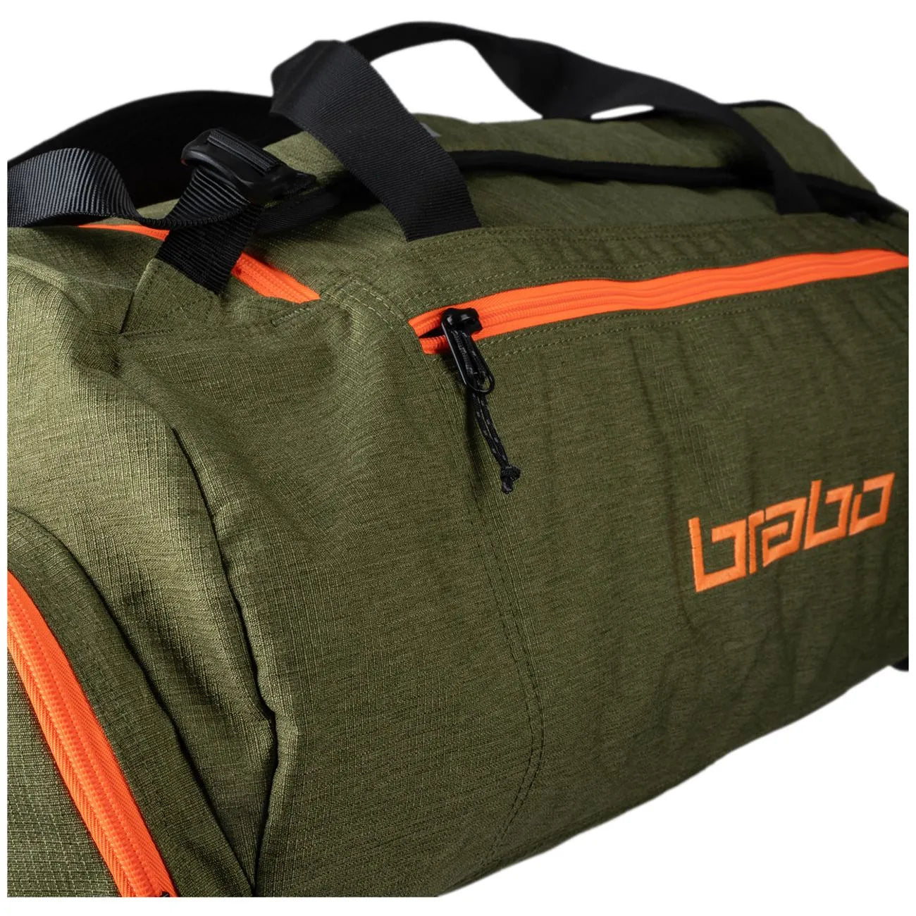 Brabo Duffle Traditional Dark Green/Orange Tassen