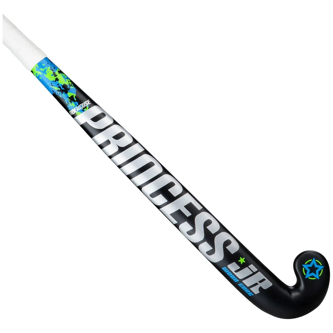 Princess JR Woodcore Black/Green Hockeystick