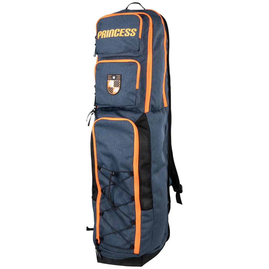 Princess Stickbag Competition Navy Orange Tassen