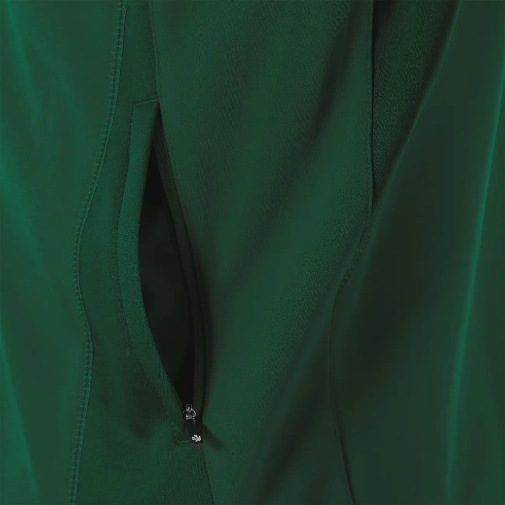 Reece Shift Hooded Full Zip Top - Bottle Green Kleding