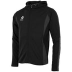 Reece Shift Hooded Full Zip Top - Black Kleding