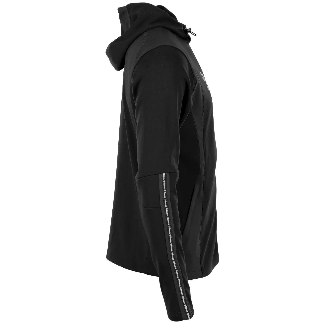 Reece Shift Hooded Full Zip Top - Black Kleding