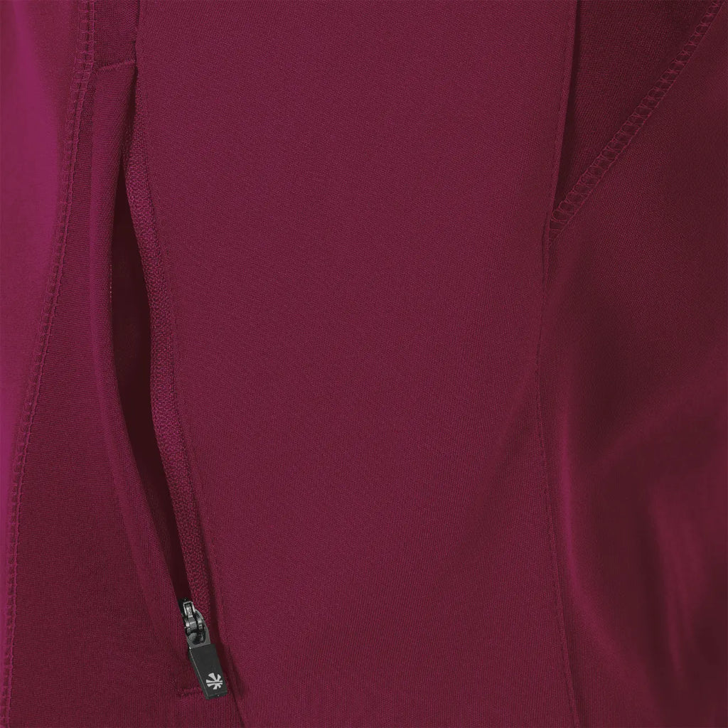 Reece Shift Hooded Full Zip Top Ladies - Burgundy Kleding