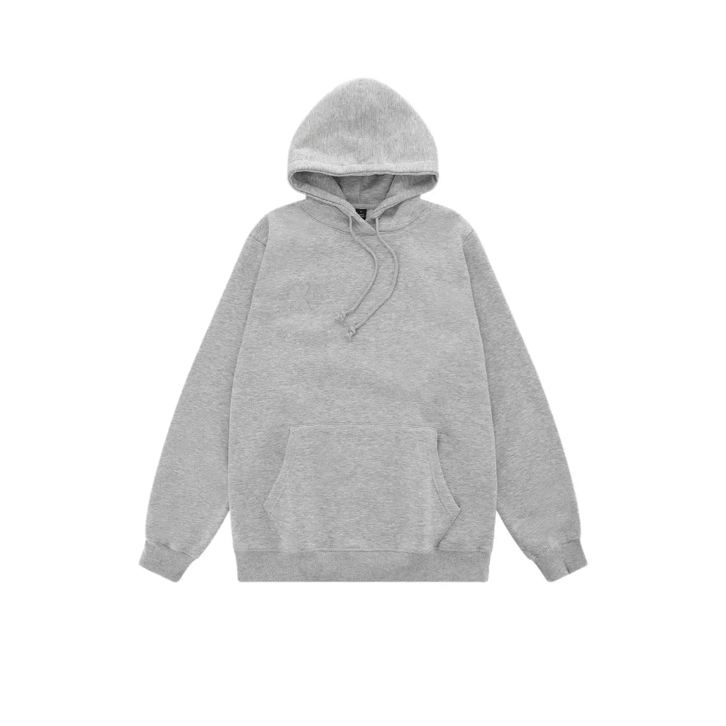 Osaka Unisex Basic Hoodie - Grey Melange Kleding