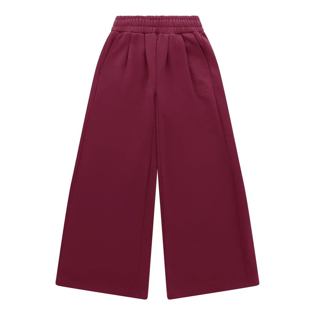 Osaka Women Wide Leg Sweatpants - Cherry Lacquer Kleding