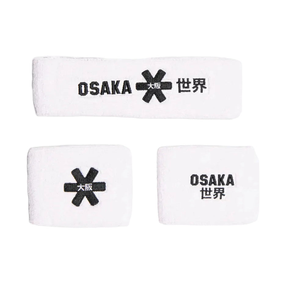 Osaka Sweatband Set 2.0 - White Accessoires