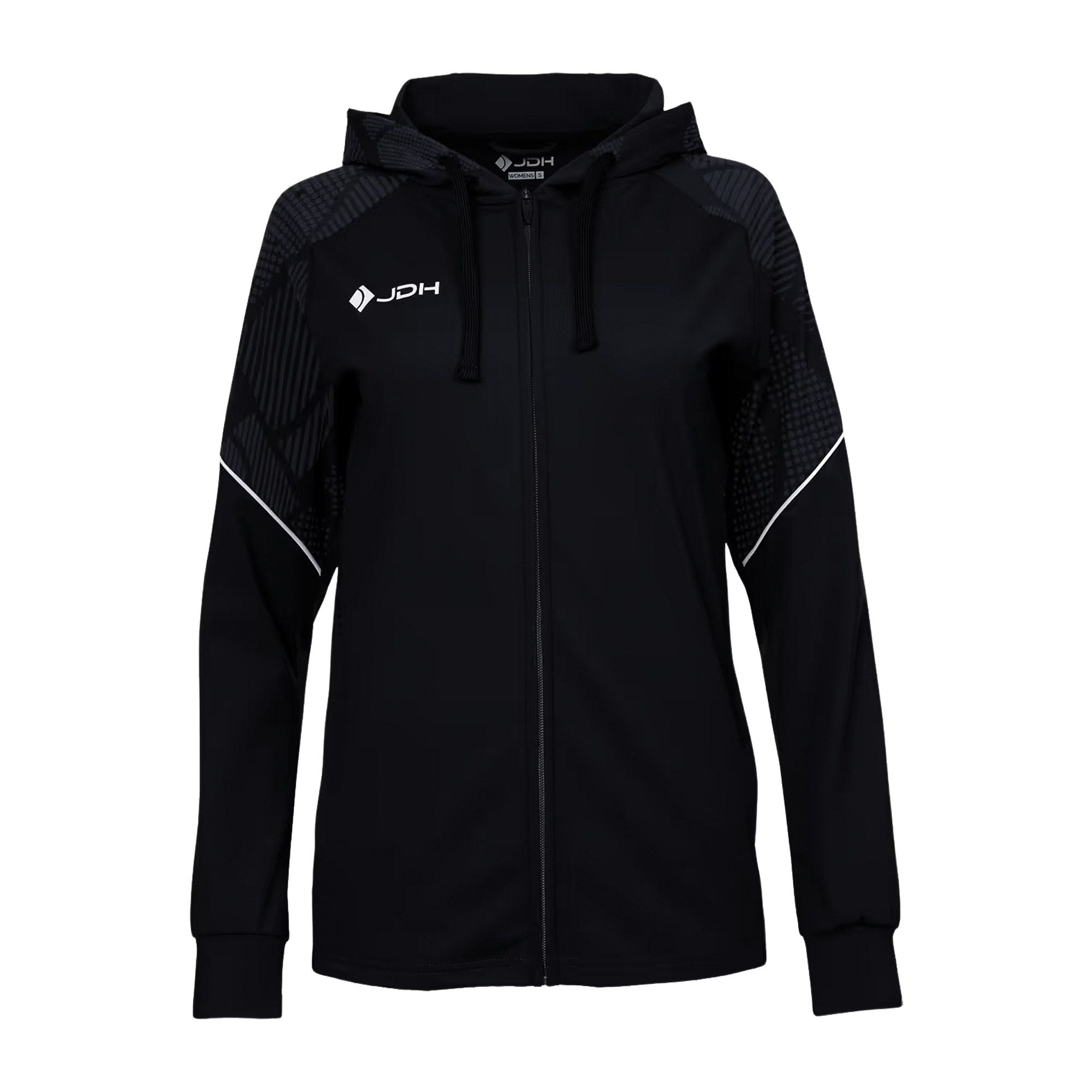 JDH Carbon kids pro hooded jacket - Black
