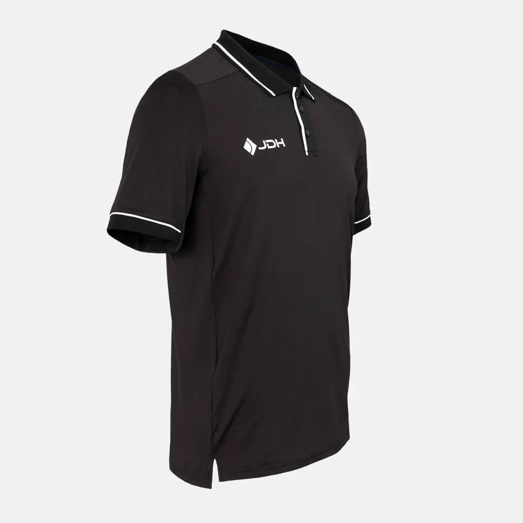 JDH Carbon boys pro polo - Black
