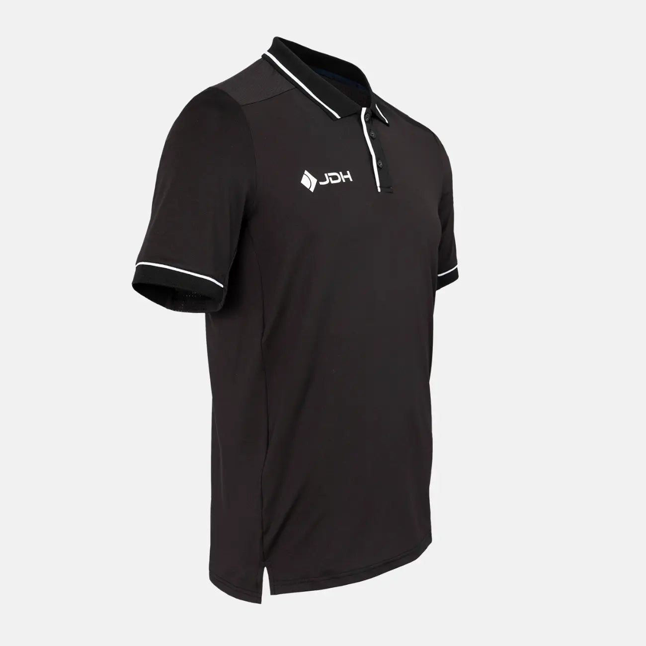 JDH Carbon boys pro polo - Black