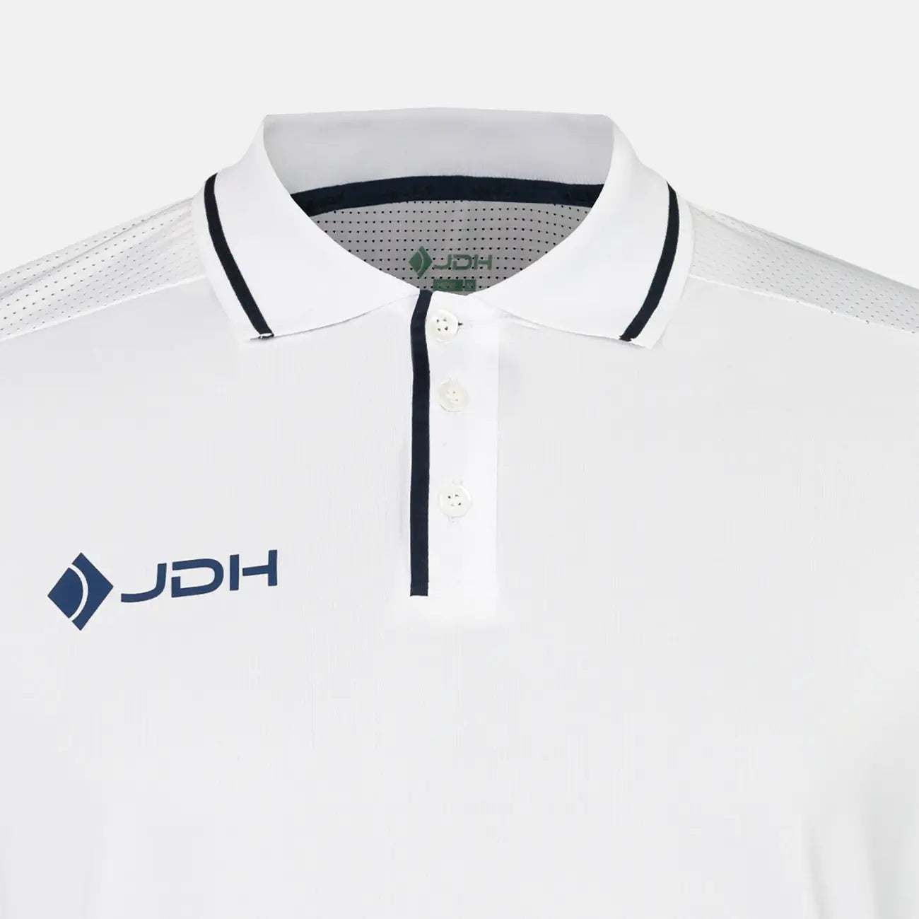 JDH Carbon men pro polo - White